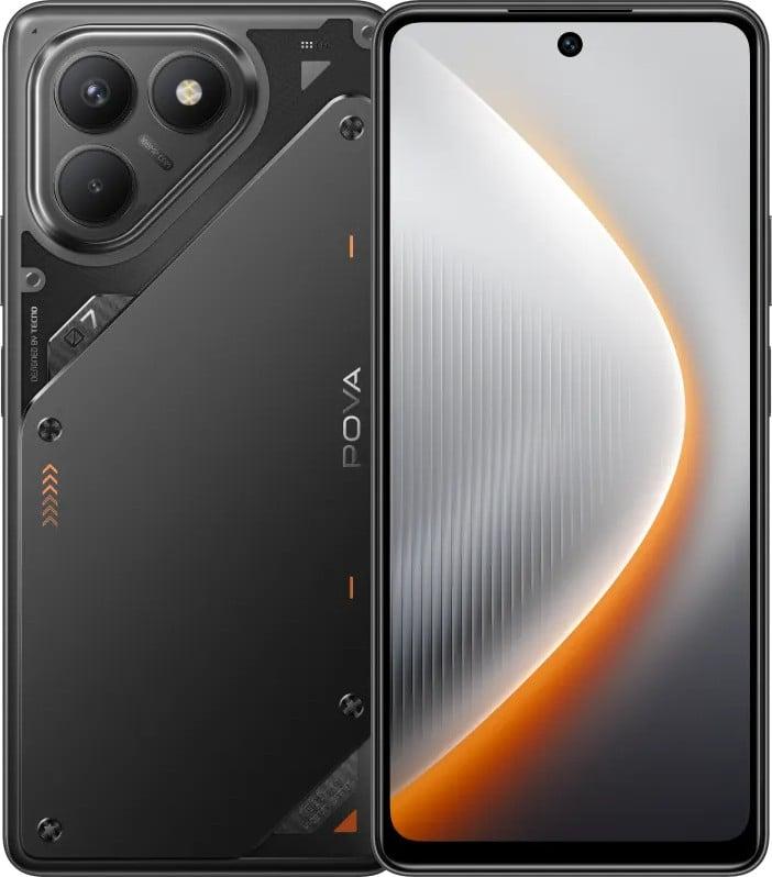 Смартфон Tecno Pova 7 Neo LJ6 8/128GB Geek Black (4894947086786) фото 1