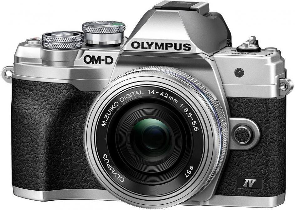 Mirrorless camera Olympus OM-D E-M10 Mark IV kit (14-42mm) Silver photo 1