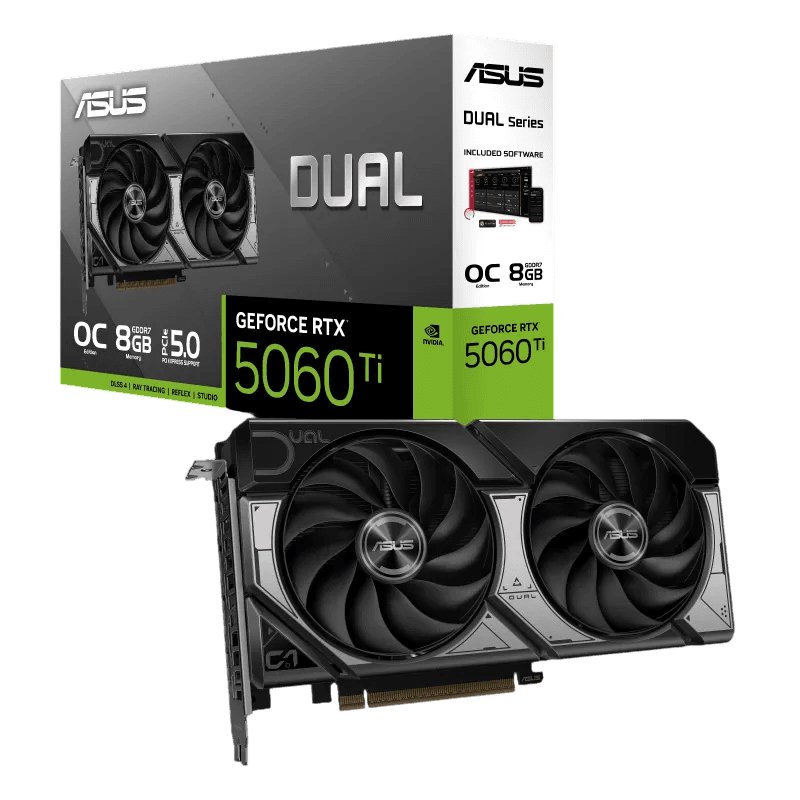 Видеокарта ASUS DUAL-RTX5060TI-O8G фото 1