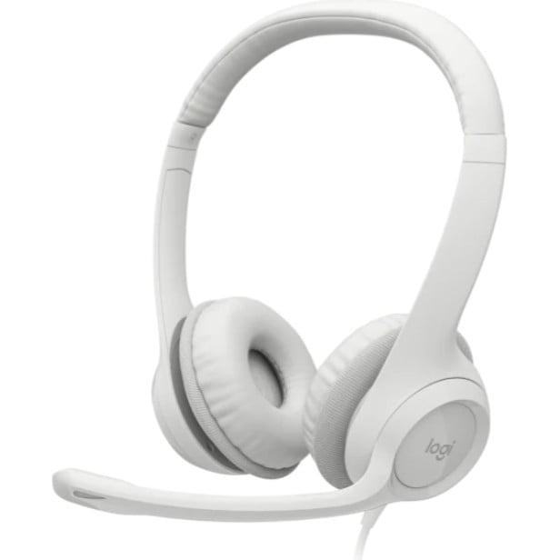 Headphones with microphone Logitech H390 USB White (981-001286) photo 1