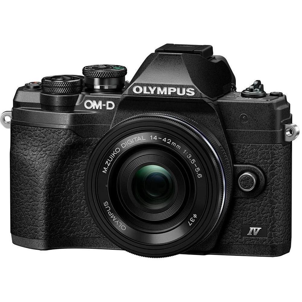 Mirrorless camera Olympus OM-D E-M10 Mark IV kit (14-42mm) Black photo 1