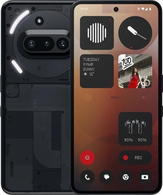 Смартфон Nothing Phone (3a) 8/128GB Black фото 1