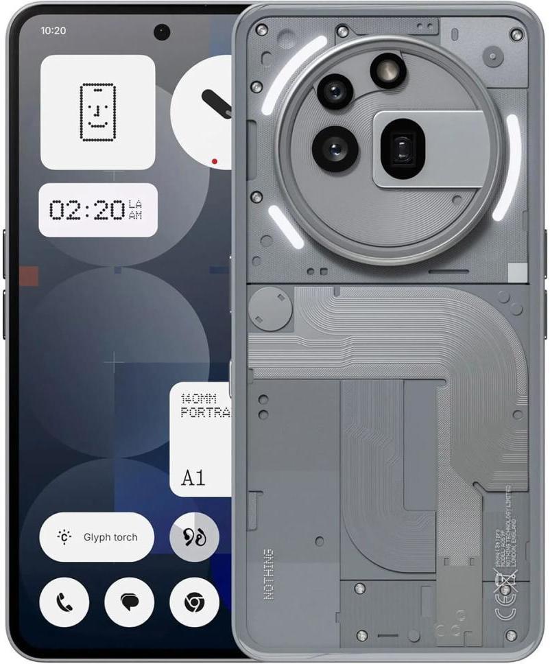 Смартфон Nothing Phone (3a) Pro 12/256GB Gray фото 1
