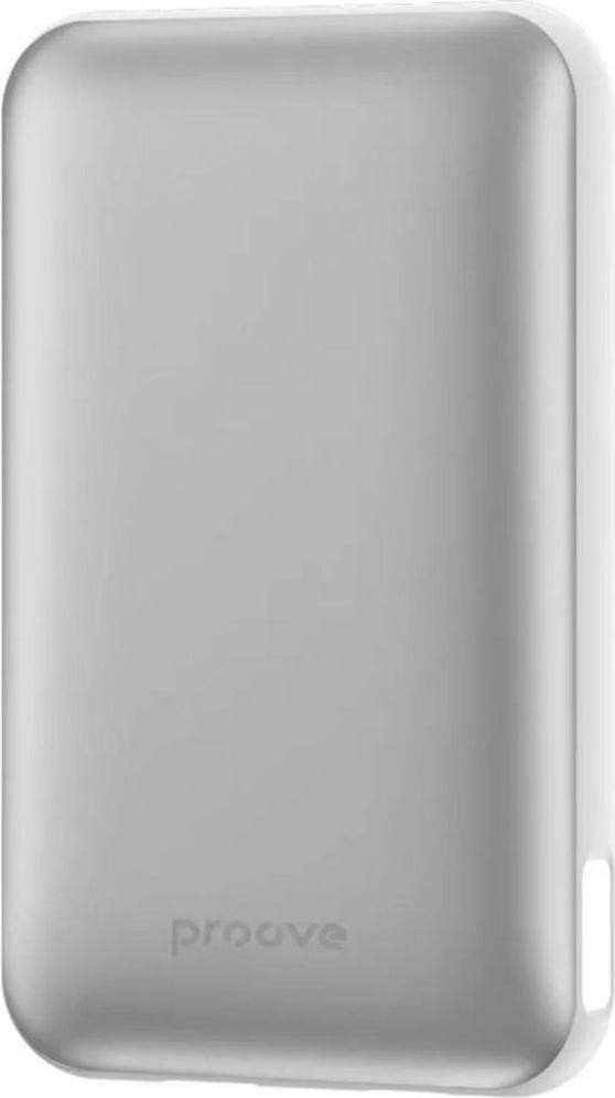 Внешний аккумулятор (павербанк) Proove Vibe Energy Plus 10000mAh 22.5W Серебристый/Белый (PBVE15012206) фото 1
