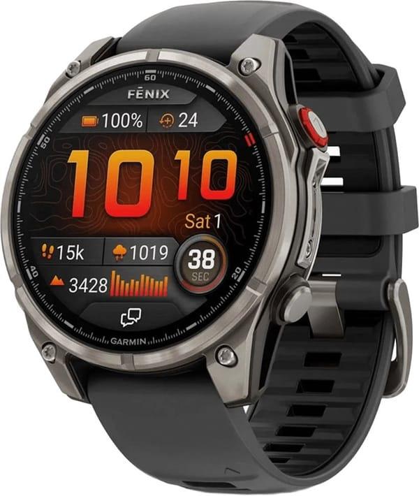 Смарт-годинник Garmin Fenix 8 Pro 47 mm AMOLED Titanium with Graphite/Black (010-03198-10/11) фото 1