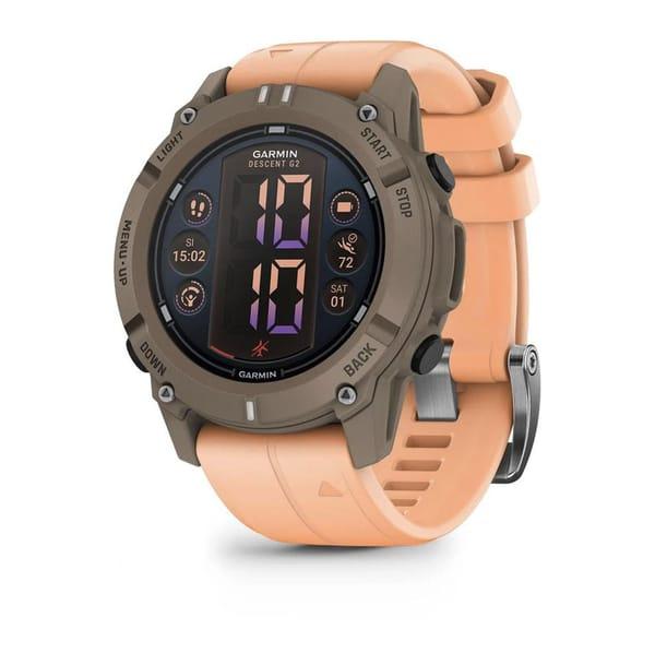 Смарт-годинники Garmin Descent G2 Paloma with Shell Pink Band (010-02986-01) фото 1