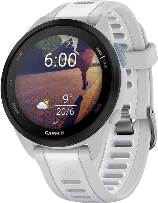 Розумні годинники Garmin Forerunner 165 Mist Gray/Whitestone (010-02863-21/A1/AD) фото 1