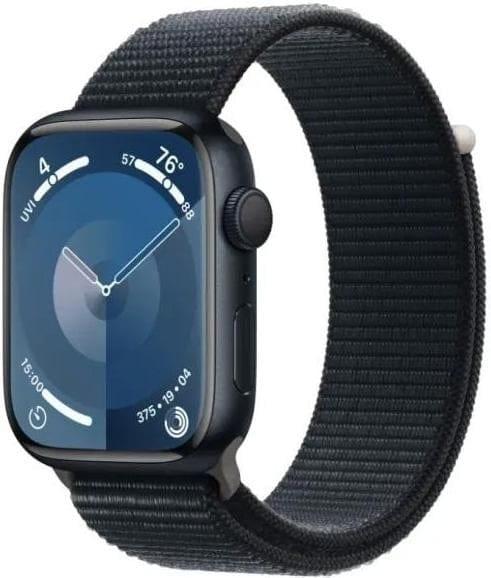 Смарт-годинник Apple Watch Series 9 GPS 45mm Midnight Aluminum Case w. Midnight S. Loop (MR9C3) фото 1