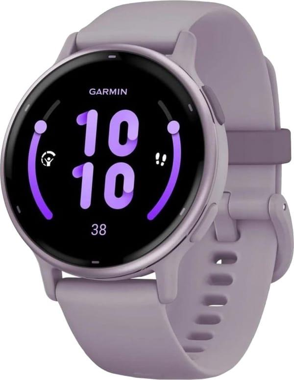 Смарт-годинники Garmin vivoactive 5 Metallic Orchid Aluminum Bezel with Orchid Case and Silicone (010-02862-13/53) фото 1