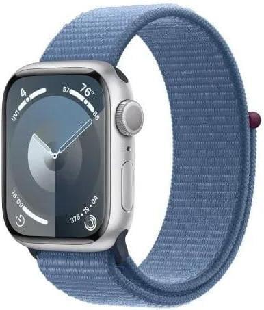 Смарт-годинник Apple Watch Series 9 GPS 41mm Silver Aluminum Case with Winter Blue Sport Loop (MR923) фото 1