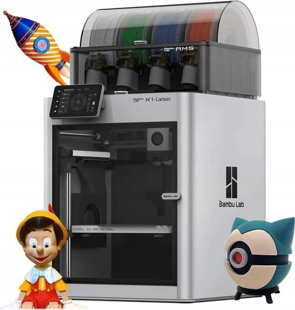 3D-принтер / 3D-сканер Bambu Lab X1 Carbon Combo (PF001-P+SA001) фото 1
