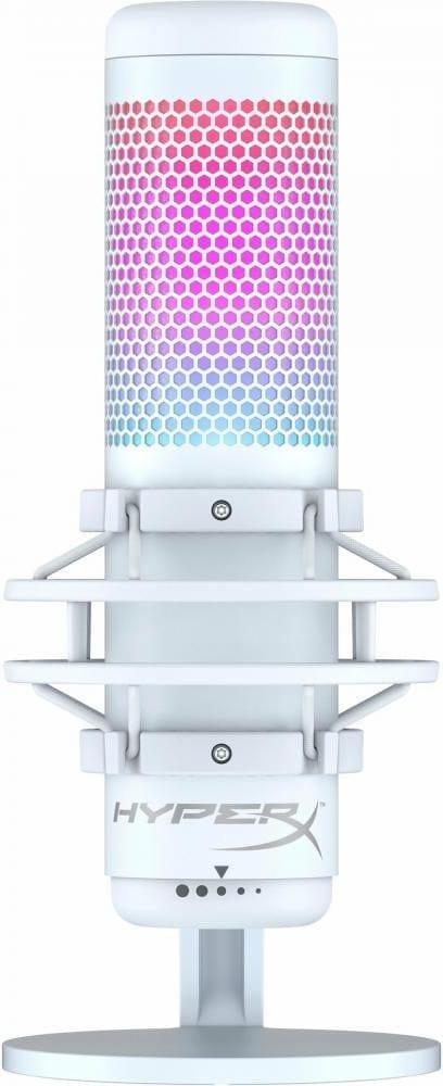 Мікрофон для ПК/ для стрімінгу, подкастів HyperX QuadCast S White (519P0AA) фото 1
