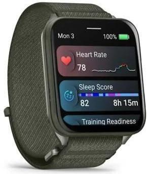 Смарт-годинник Garmin Venu X1 Moss with Titanium Caseback and Moss ComfortFit Nylon Band (010-02980-01/03) фото 3