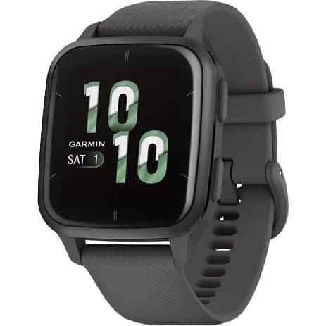 Розумні годинники Garmin Venu Sq 2 Slate Aluminum Bezel with Shadow Gray Case and Silicone Band (010-02701-00/10/80) фото 1