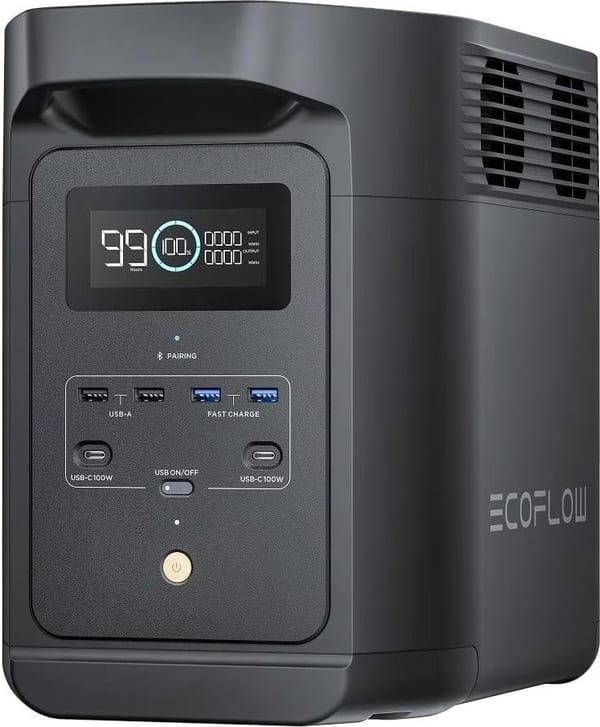 Зарядна станція EcoFlow E980 (delta 2 black) 500 Вт/980 Вт*год (EFE980-IN) фото 1