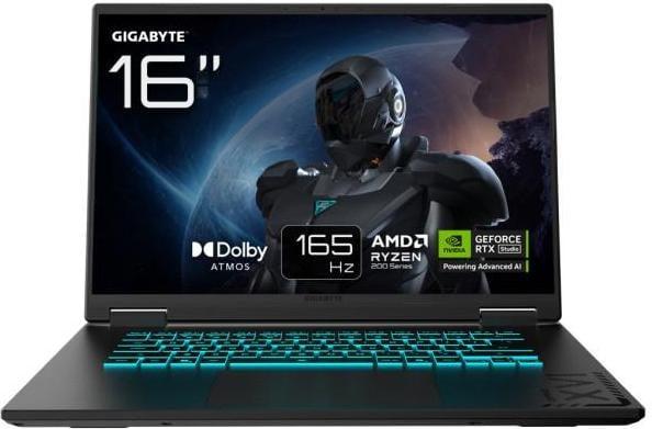Ноутбук GIGABYTE GAMING A16 3VH Black Steel (3VHK3UA894SD) фото 1