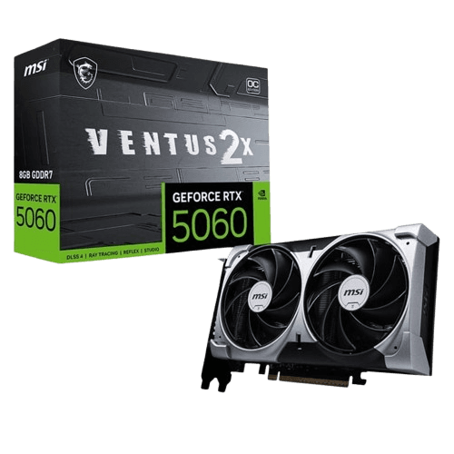 Відеокарта MSI GeForce RTX 5060 8G VENTUS 2X OC (G5060-8V2C, 912-V537-002) фото 1