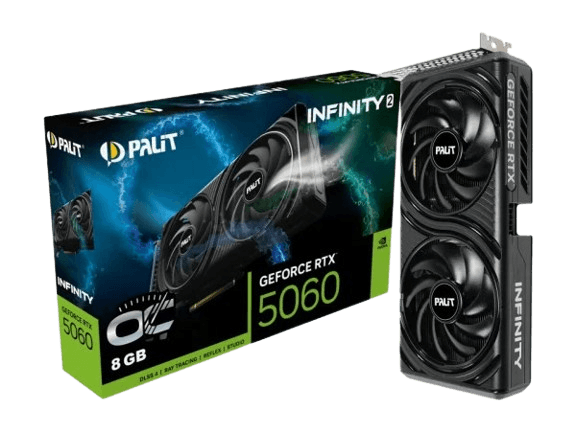 Відеокарта Palit GeForce RTX 5060 Infinity 2 OC (NE75060V19P1-GB2063L) фото 1
