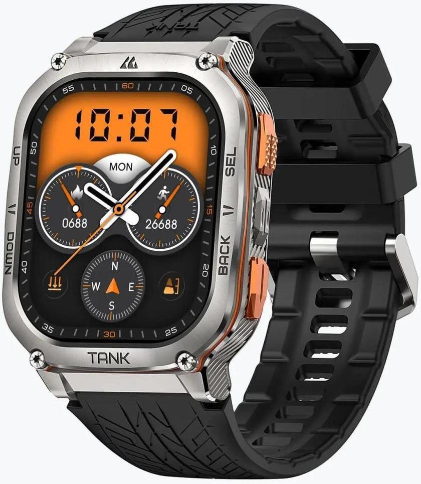 Смарт-годинник KOSPET Tank M3 Ultra Silver фото 1