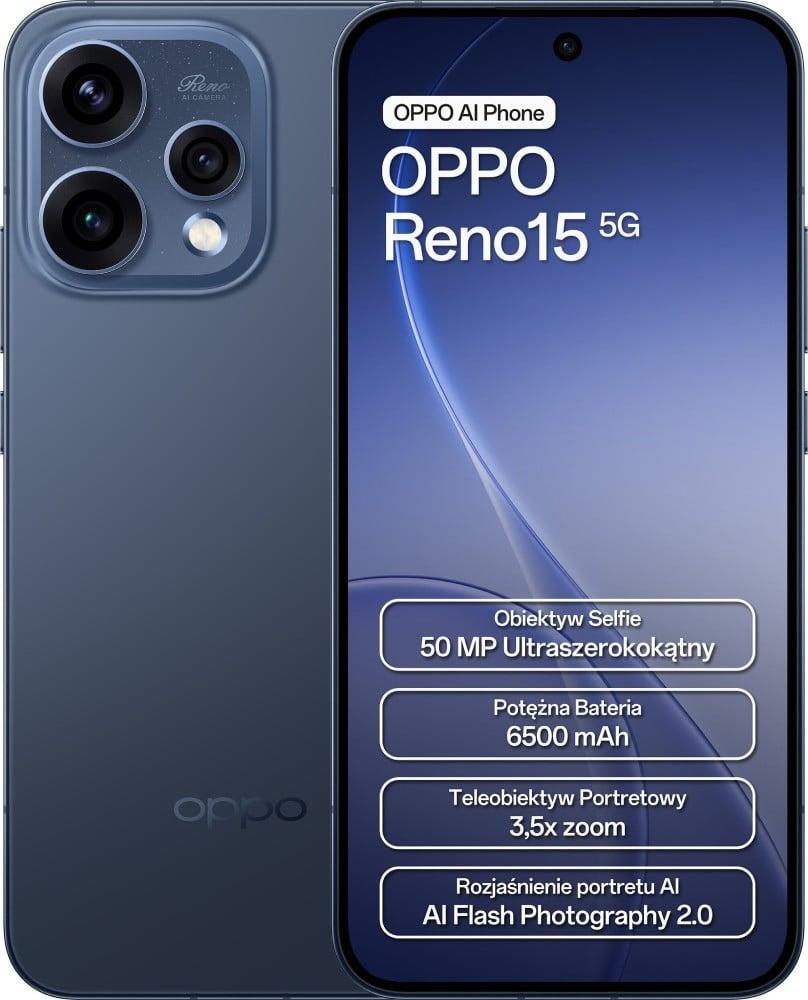 Смартфон OPPO Reno15 FS 5G 8/512GB Twilight Blue фото 1