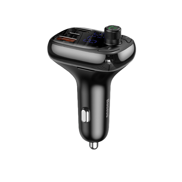 FM transmitter Baseus S13 Bluetooth FM Launcher 2USB + TypeC Black