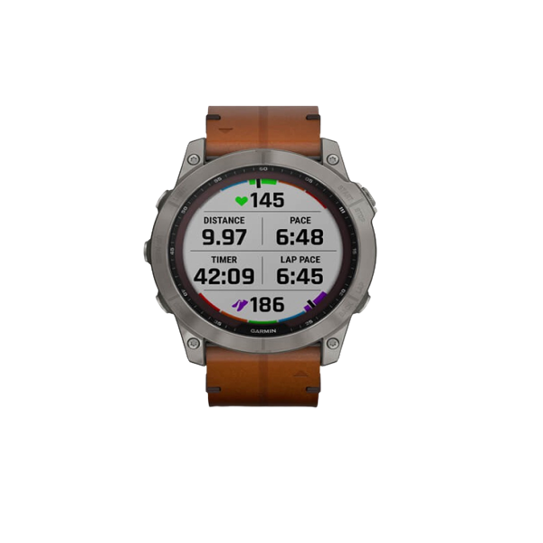 010-02541-19  Garmin Fenix 7X Sapphire Solar Titanium With